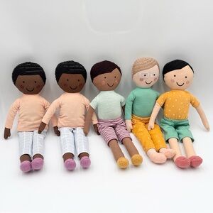 Pillowfort Decorative Doll Pillows Toy Classroom Teacher Decor - 5 Boys